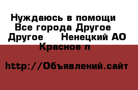 Нуждаюсь в помощи - Все города Другое » Другое   . Ненецкий АО,Красное п.